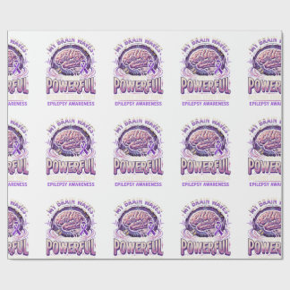 Lila band Epilepsimedvetande Presentpapper