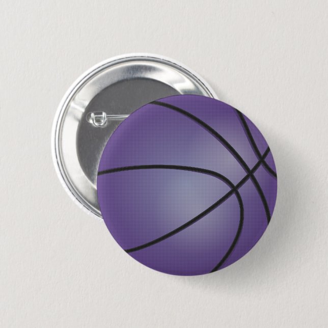 Lila Basketball Knapp (Framsida & baksida)