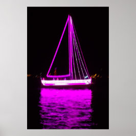 Lila Båt Poster