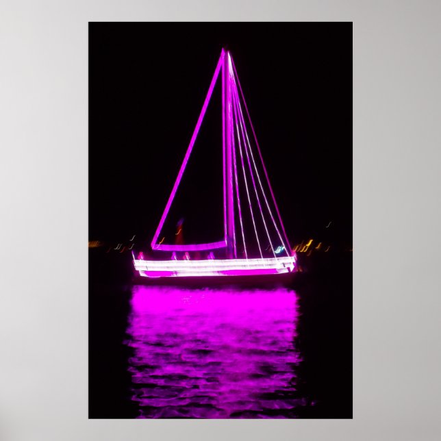 Lila Båt Poster (Framsidan)