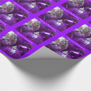 Lila Baubles God jul inslagning papprare Presentpapper