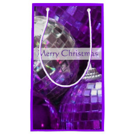 Lila Baubles God jul presentsäck liten liten väska