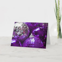 Lila Baubles hälsning-kort Helgkort