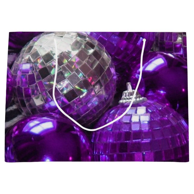 Lila Baubles-presentsäck (Framsidan)