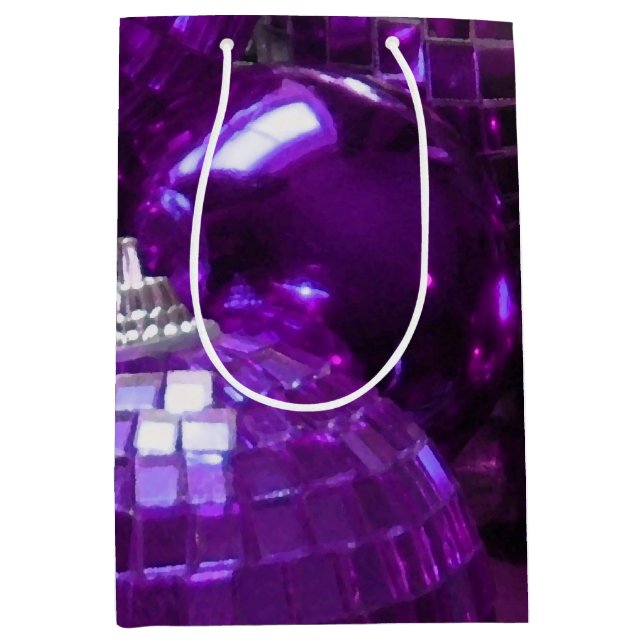 Lila Baubles presentsäcksmedium (Framsidan)