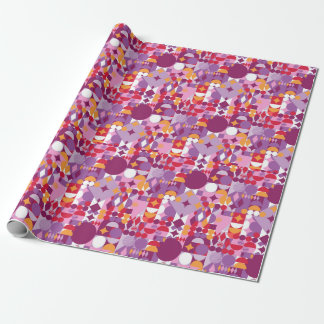 Lila bauhaus modern gåva pappra tyska stil presentpapper