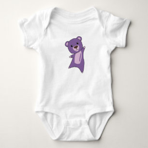 Lila Bear Colorful Bears Cute Animals För barn T Shirt