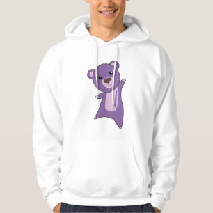 Lila Bear Colorful Bears Cute Animals Hoodie