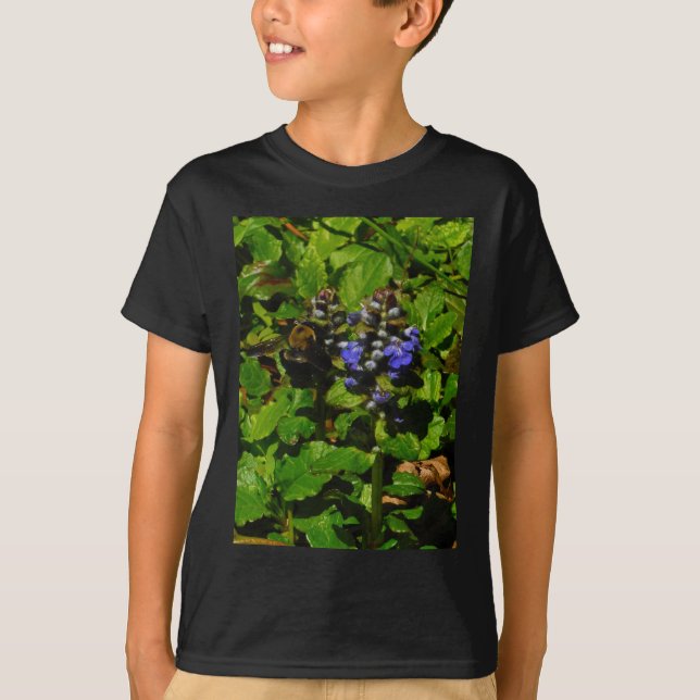 Lila Bee Balm och Humla T-shirt (Framsida)