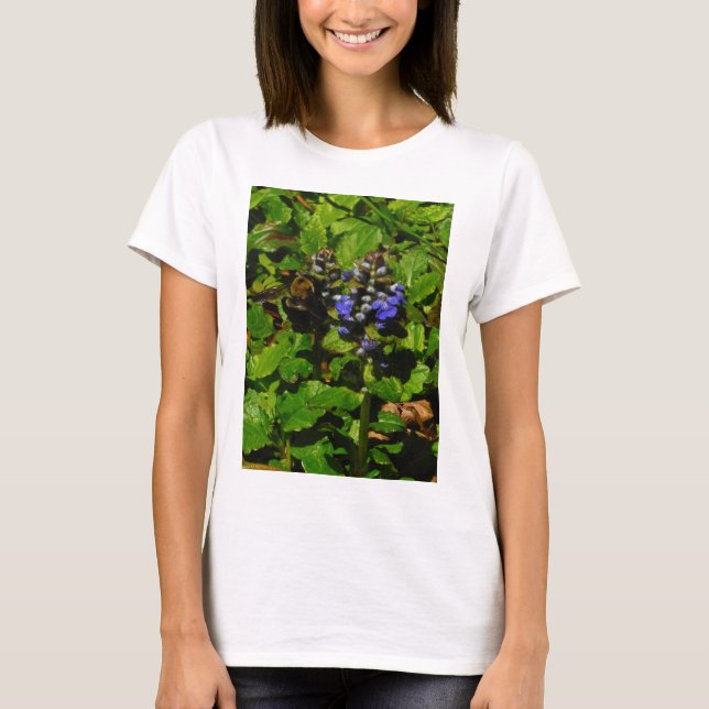 Lila Bee Balm och Humla T-shirt (Framsida)