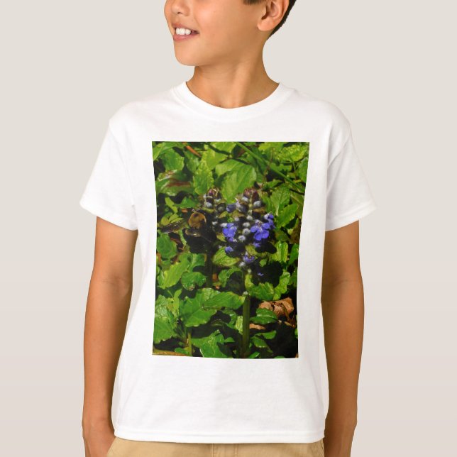 Lila Bee Balm och Humla Tee Shirt (Framsida)
