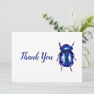 Lila Beetle Tack Kort