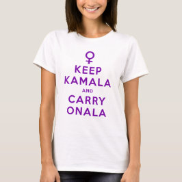 Lila Behålla Kamala och Carry Onala T Shirt