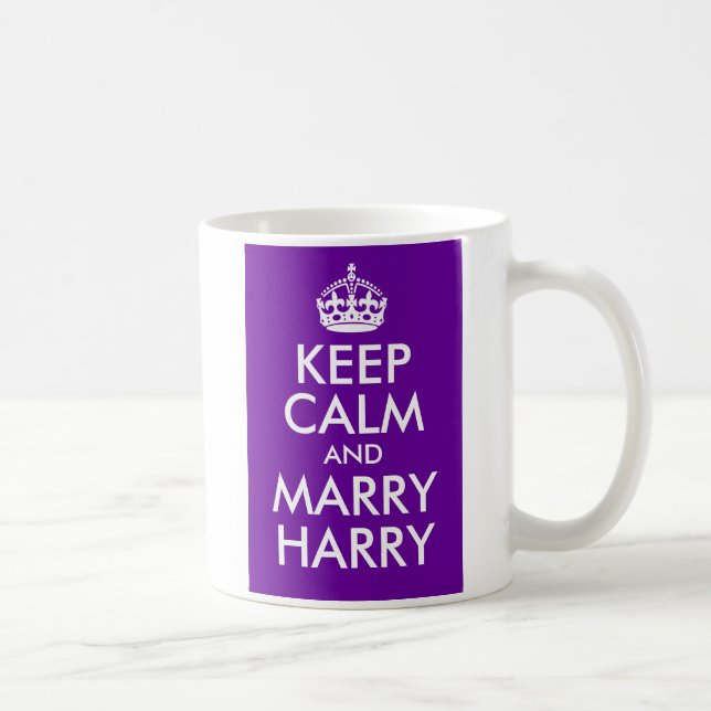 Lila Behålla Lugn och Marry Harry Kaffemugg (Höger)