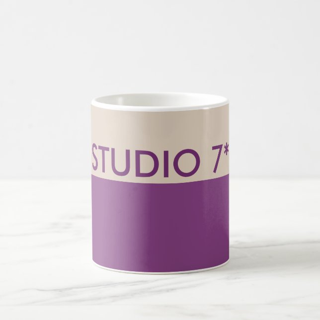 Lila Beige - Naturserie Kaffemugg (Center)