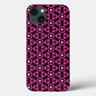 Lila Berry Geometric Mönster Fodral
