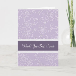 Lila Best Friend Tack Matron of Honor Card