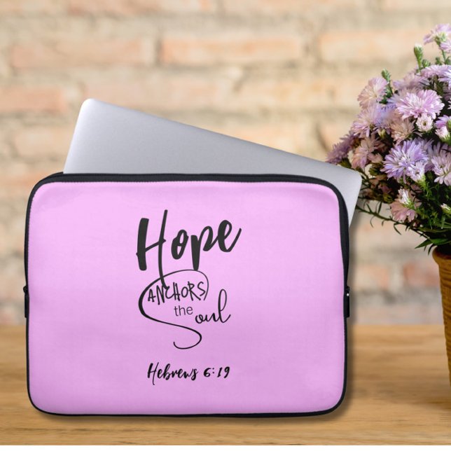 Lila Bible Verse Laptop sleeve (Skapare uppladdad)