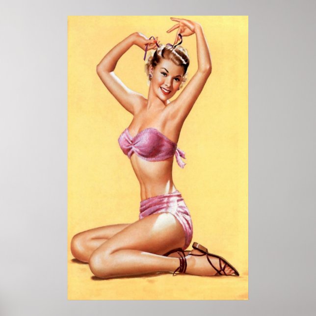 Lila Bikini Poster (Framsidan)