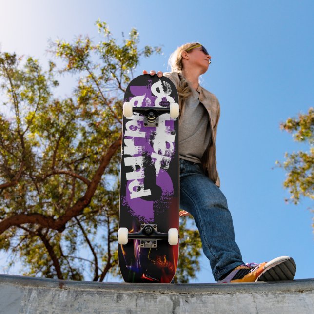lila bil dansar mini skateboard bräda 18,5 cm (Utomhus 1)