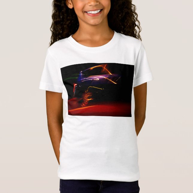 lila bil dansar t shirt (Framsida)