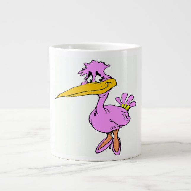 LILA BIRD JUMBO MUGG (Framsidan)