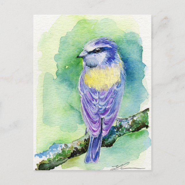 Lila Bird Vykort (Framsida)
