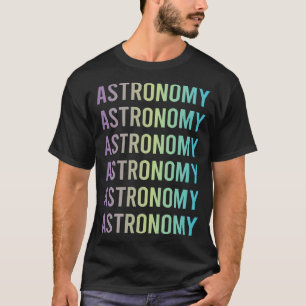 Lila Blå Astronomi T Shirt