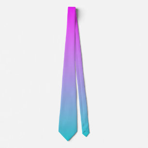 Lila Blå Gradient Slips