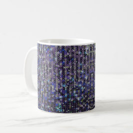 Lila blå sekvenser | GNISTRA MÖNSTER Kaffemugg