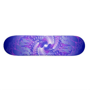 Lila & Blå Spiraler: Skateboard