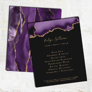 lila Black agate flyer