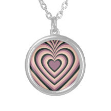 Lila Black Hypnotic Heart Necklace