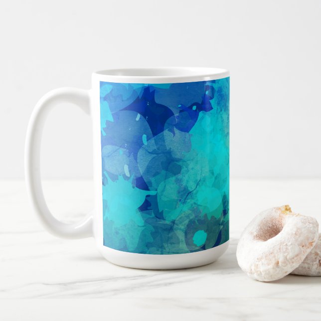 Lila Bläck  Kaffemugg (Med munk)