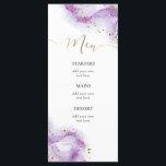 lila bläck Meny<br><div class="desc">anpassad meny</div>