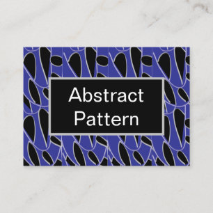 Lila Black Modern Abstrakt Visitkort