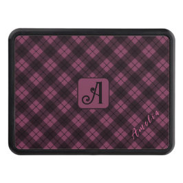 Lila Black Pput Customize Namn Dragkroksskydd