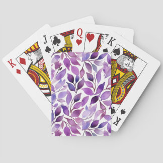 Lila blad casinokort