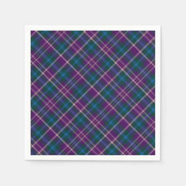 Lila, blått och Grönt Play Pappersservett