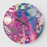 Lila, blått och rosa digital modern Abstrakt