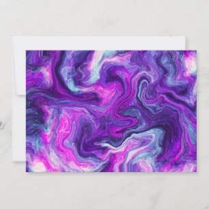 Lila, blått, Rosa Fluid Artwork
