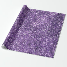 Lila bling inslagspapper