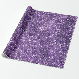 Lila bling inslagspapper presentpapper