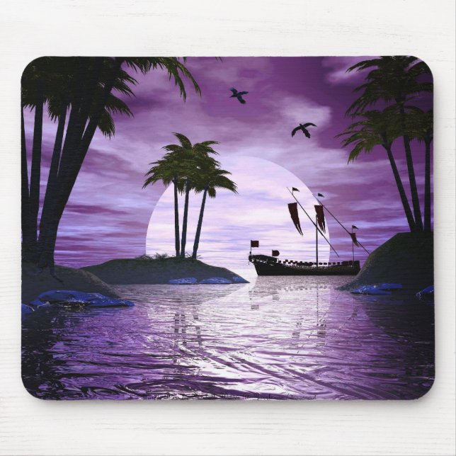 Lila Bliss Mousepad Musmatta (Framsidan)