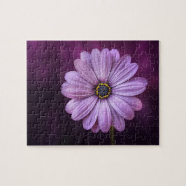 Lila blomma i Bloom Pussel