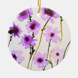 Lila blomma Ornament