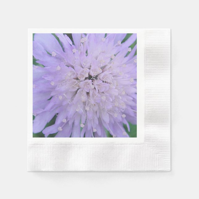 Lila blomma pappersservett (Framsidan)