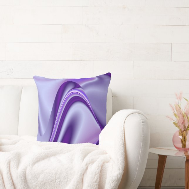 Lila Blomma Regnbågsdrömmar Kudde (Soffa)
