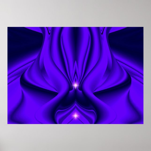 Lila Blomma Regnbågsdrömmar, Två Stjärnor Poster (Framsidan)