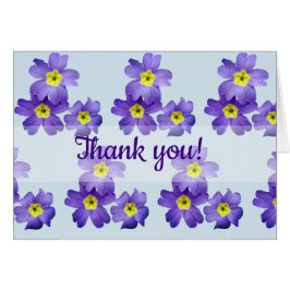 Lila Blommar-kort OBS Kort